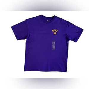 Nike SB Tee in Rich Purple